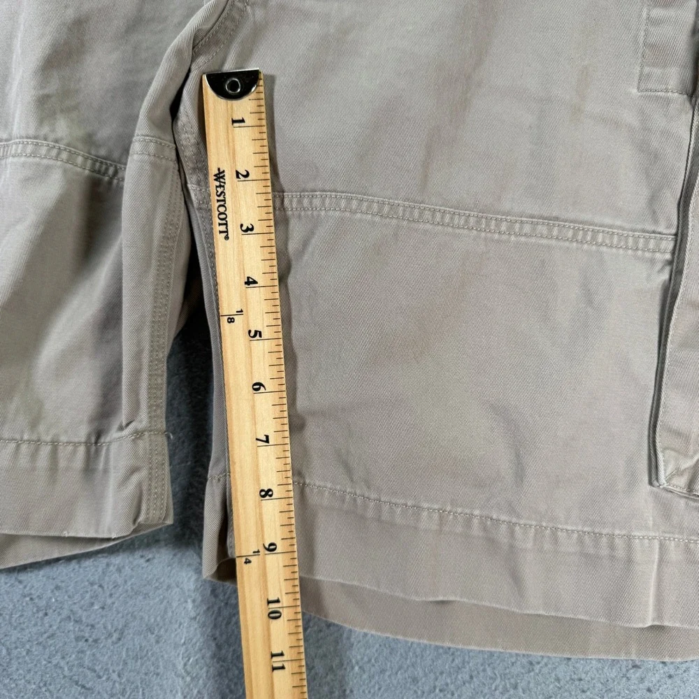 Polo Ralph‎ Lauren Mens Khaki Tan Cotton Twill Cargo Shorts Size 44B Utility